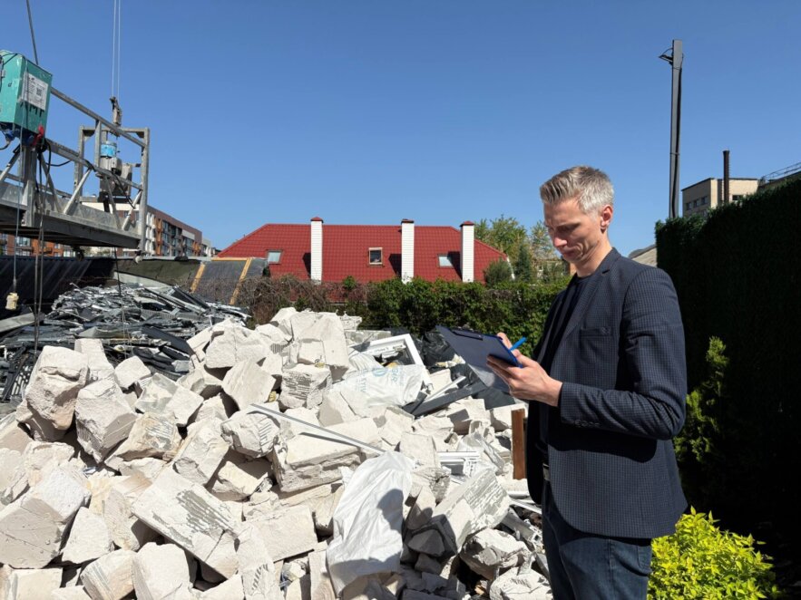 У Дніпрі відновлюють багатоповерхівку - Наше Місто