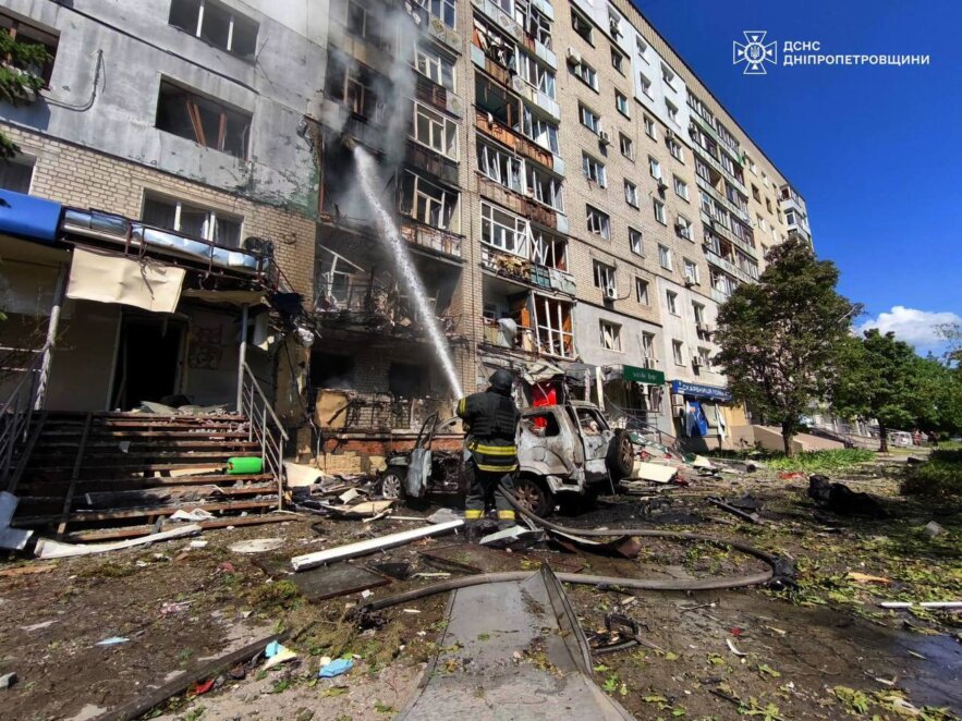У Павлограді через атаку безпілотниками постраждали п’ятеро людей, серед них дитина