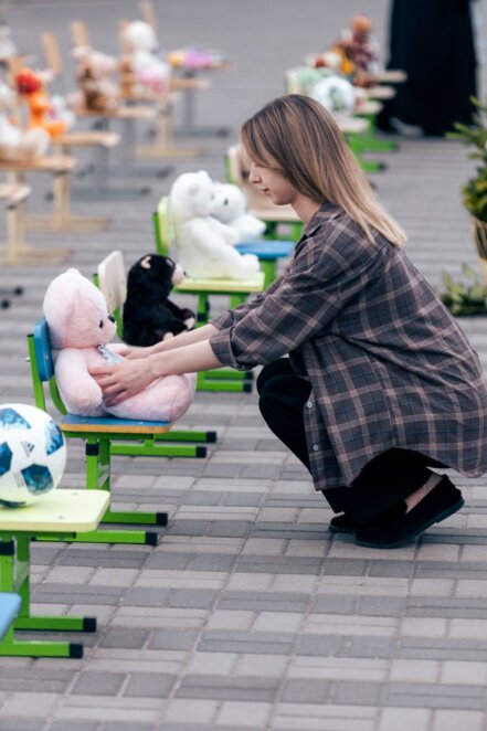 У Дніпрі вшанували пам’ять дітей, яких убила росія