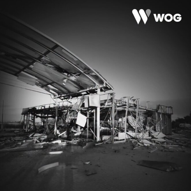 На Дніпропетровщині WOG почав встановлювали захисні габіони на заправках після серії атак