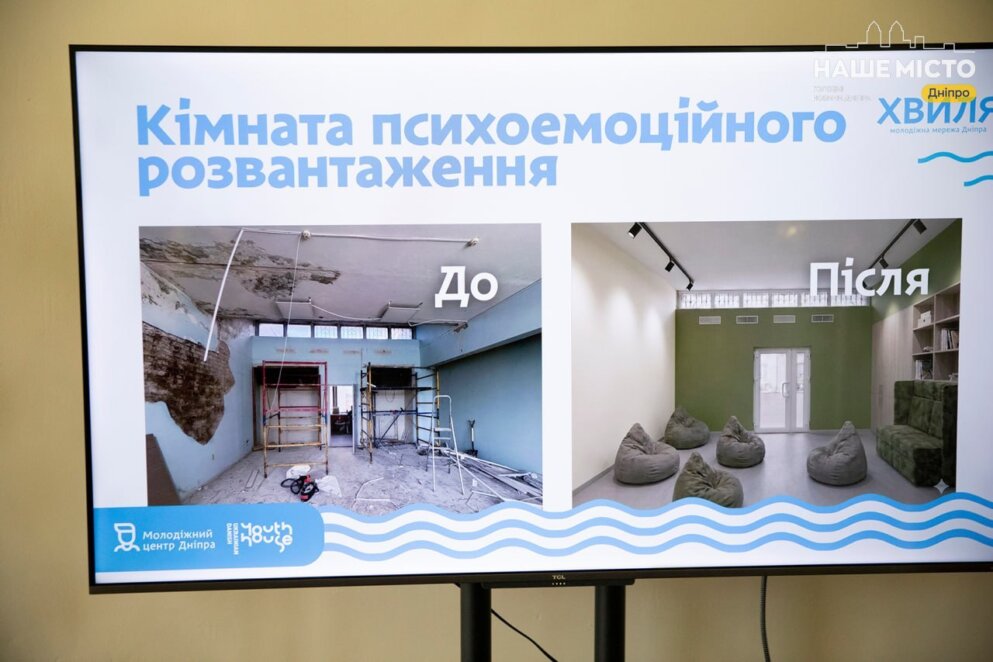 ЕКСКЛЮЗИВ
                                Арттерапія та релаксація: у Дніпрі презентували новий простір  для молоді