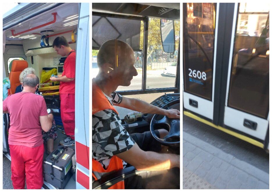 У Дніпрі в тролейбусі №16 небайдужі пасажири врятували жінку, якій стало зле