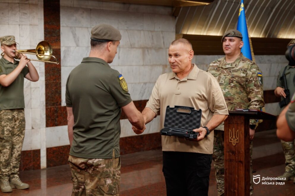 У Дніпрі нагородили військовослужбовців 91-го окремого протитанкового батальйону