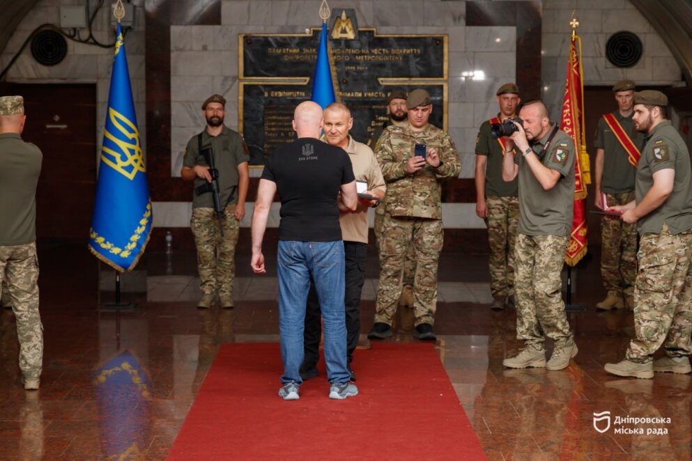У Дніпрі нагородили військовослужбовців 91-го окремого протитанкового батальйону