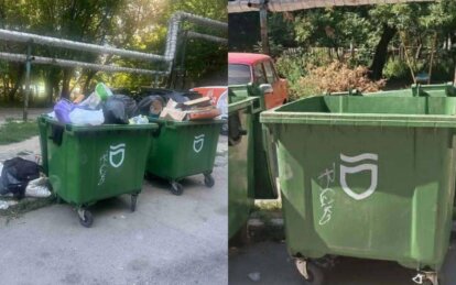 У Дніпрі продовжують вивозити сміття та прибирати території за заявками мешканців
