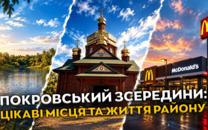 Храм, McDonald’s та «Дніпровські Мальдіви»: чим живе Покровський