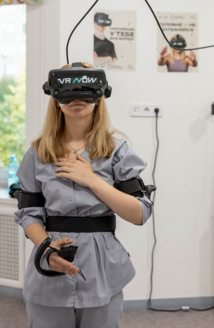 У лікарні Дніпра з’явився інноваційний VR-тренажер для реабілітації дітей