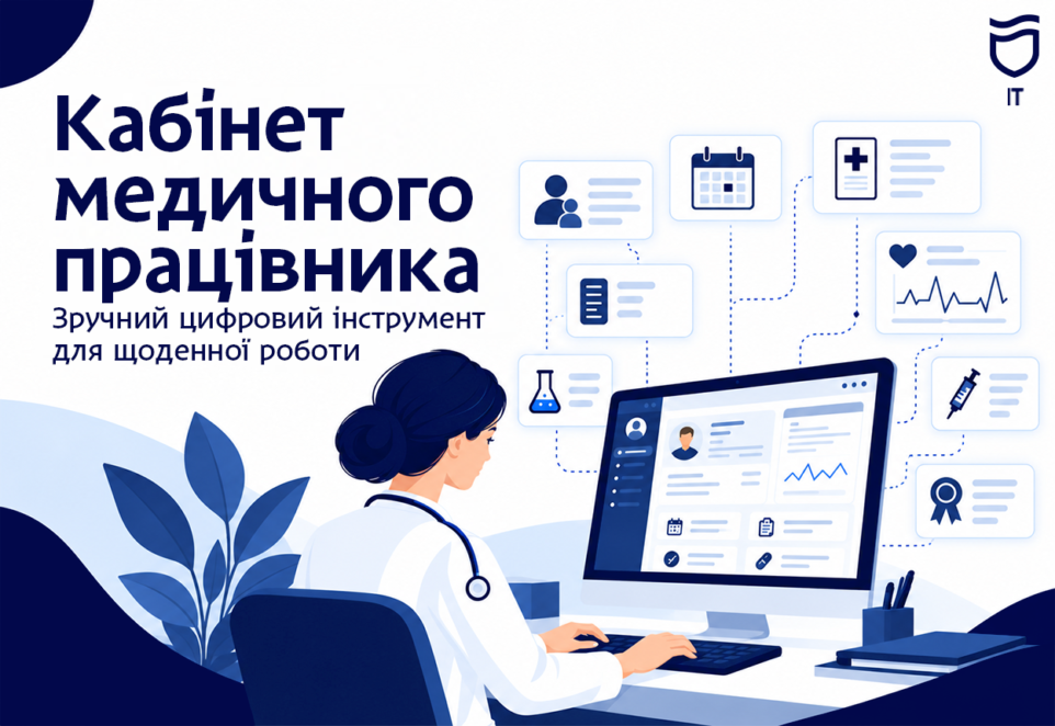 Електронний кабінет медпрацівника: як цифрові рішення допомагають лікарям у Дніпрі