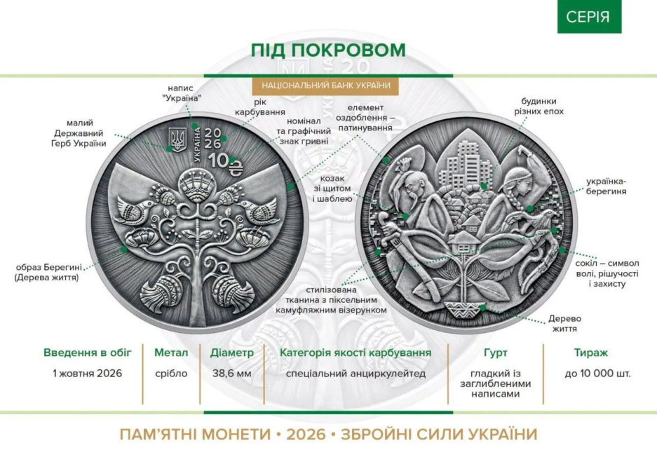 Нові 10 гривень випустив НБУ